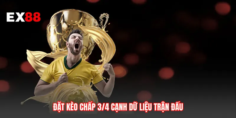 Đặt kèo chấp 3/4 cạnh dữ liệu trận đấu