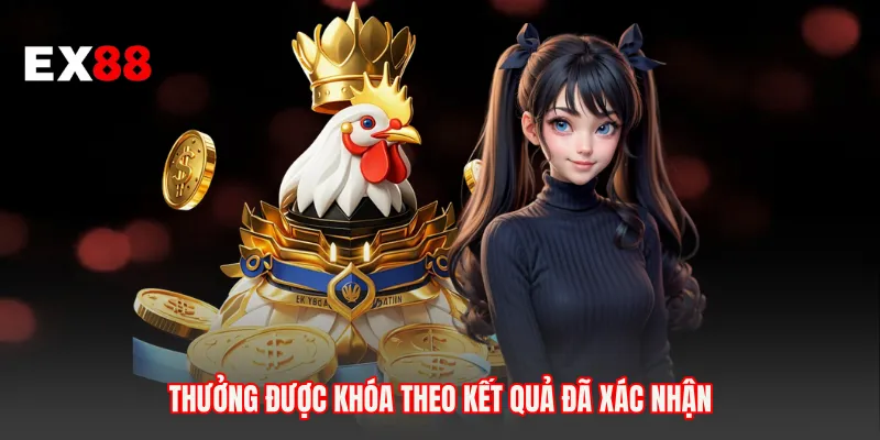 Thưởng được khóa theo kết quả đã xác nhận